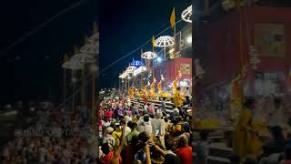 Famous Ganga aarti in Varanshi ❤😍. #varanasi #gangaaarti #ganga