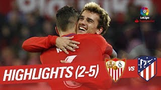 Resumen de Sevilla FC vs Atlético de Madrid (2-5)