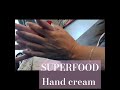 Super food hand cream. Smells like lemon merengue