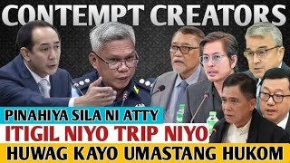 TIGILAN NIYO ANG TRIP NIYO | ATTY VIC SUM@BOG SA GALIT SA GINAWA KAY COL GRIJALDO