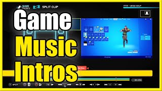 How to USE GAME MUSIC in INTROs for SHAREFACTORY PS4 (Best Method!)