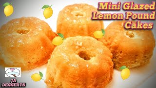 Mini Lemon Glazed Pound Cakes