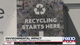 Paper shredded at Shred Event will be recycled into pulp