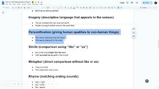 Unit 3: Culminating Poetry Project Video Tutorial
