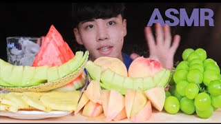 SUB) 과즙팡팡 과일먹방🍑 🍉(머스켓.수박.멜론.복숭아.파인애플)Fruit Mukbang fruta das Obst trái cây фрукты buah frutto ผลไม้