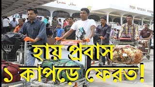 শূন্য হাতে দেশে ফিরছেন প্রবাসীরা, নির্যাতনের বর্ননা, Saudi Probashi.