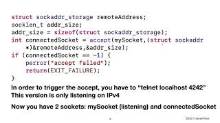Using the Berkeley Socket API in the C Programming Language