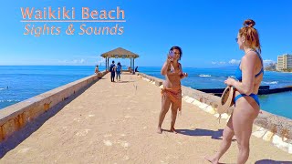 (4K) WAIKIKI HAWAII | Living the Beach Life [2022]