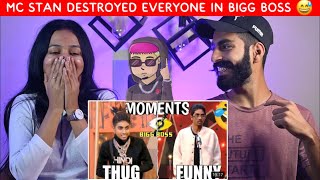 Reaction On : MC Stan Thug Life And Funny Moments In Bigg Boss 16 | MC Stan Bigg Boss Reaction