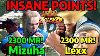 👑 STREET FIGHTER 6 ➥ Mizuha (CAMMY キャミィ) VS. Lexx (GUILE ガイル) LEGEND/MASTER RANKS 👑