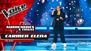 Carmen Elena – "No One" | Audiciones a Ciegas | The Voice Dominicana 2021