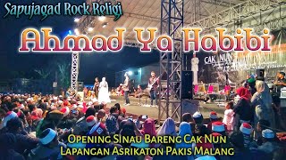 Download Mp3 AHMAD YA HABIBI - Sapujagad Rock Religi (Sabyan Rock Cover) | Opening Sinau Bareng Cak Nun