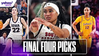 FINAL FOUR picks for the NCAA women's tournament | March Madness | Yahoo Sports