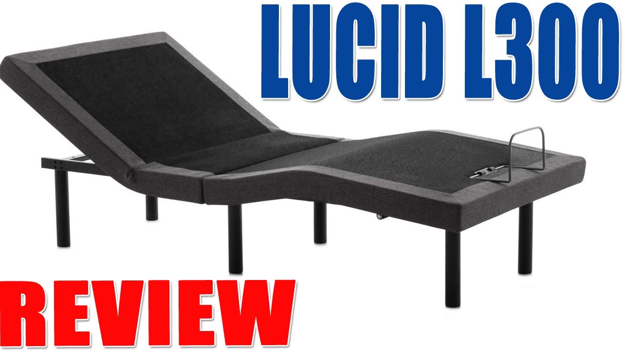 LUCID L300 Adjustable Bed Base Review - YouTube