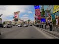 las vegas nevada 4k scenic afternoon drive