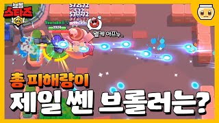 모든 공격을 퍼부으면 가장 쎈 브롤러를 알아보자!! *알쓸브잡3-1탄* (알아도 쓸모없는 브롤 잡지식) [브롤스타즈]