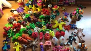 Моя коллекция фигурок из резинок  Rainbow Loom