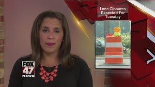 TRAFFIC: Lane closures in East Lansing