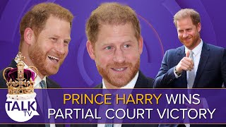 Prince Harry Wins Partial Victory In Court Case