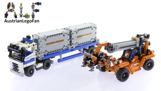 Lego Technic 42062 Container Yard - Lego Speed Build Review