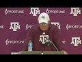 Texas A&M coach Mike Elko looks back at ND loss, ahead to McNeese