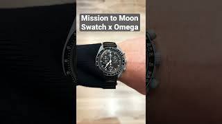 Mission to the Moon Swatch x Omega Speedmaster Moonswatch Watch #wristshot #wristcheck