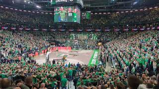 Žalgiris fans before game with Barcelona