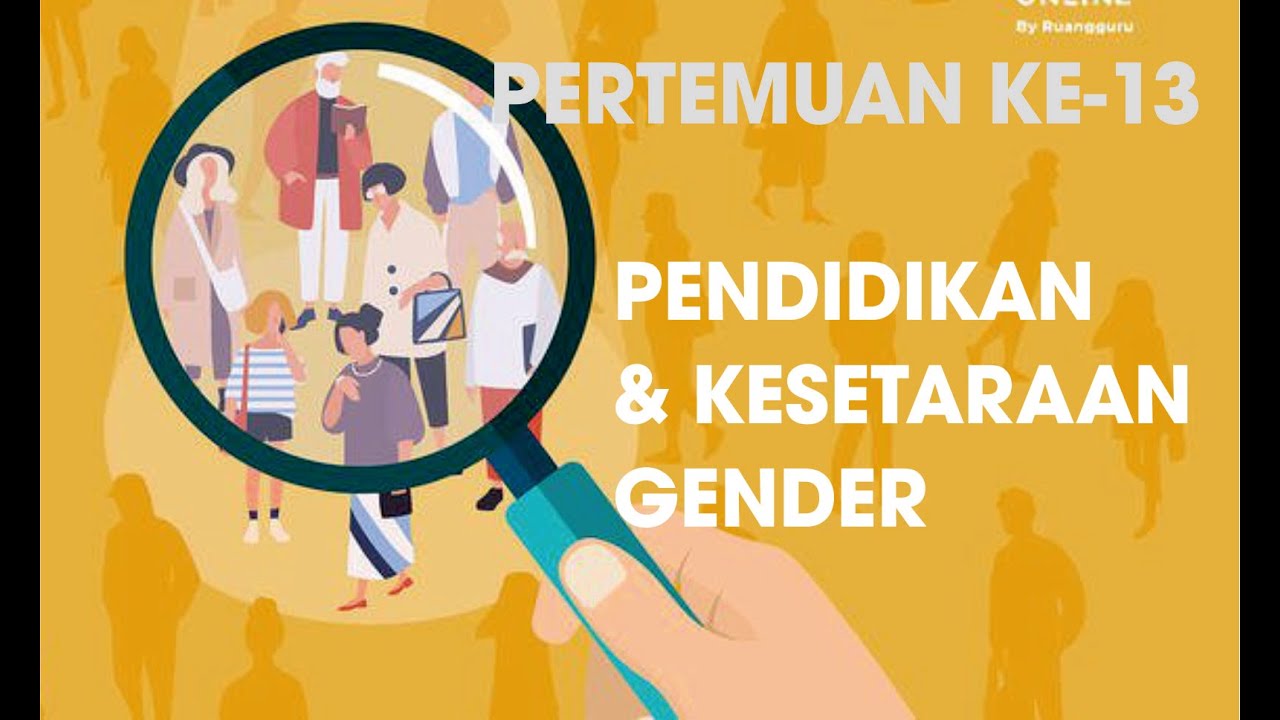 Pendidikan Dan Kesetaraan Gender - YouTube