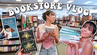 BOOKSTORE VLOG 🧸 book shopping at barnes & noble + book haul 2022