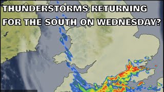 Thunderstorm Returning for The South On Wednesday? 28th April 2024