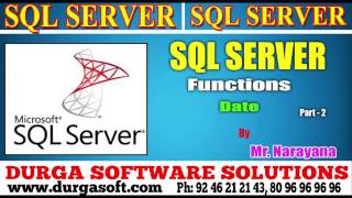 Sql Server tutorial || onlinetraining||date functions Part-2 by Narayana