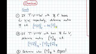 5.4 Eigenvectors and Linear Transformations--Overview (Video 1)