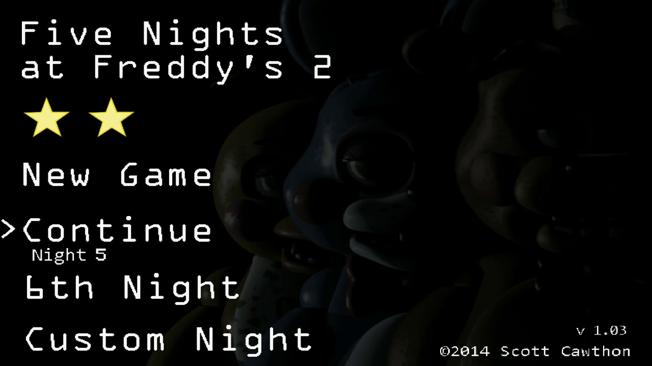 Fnaf 2 Main Menu