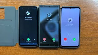 Samsung Galaxy A54 vs Galaxy S23 Ultra vs Galaxy A34 WhatsApp, Signal & FB Messenger Incoming Calls