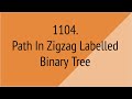 Path In Zigzag Labelled Binary Tree (Leetcode 1104)