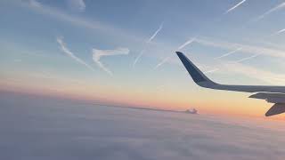 Delta Airbus A-321 Gorgeous Foggy Sunrise Takeoff from Baltimore (BWI-Rwy 10)