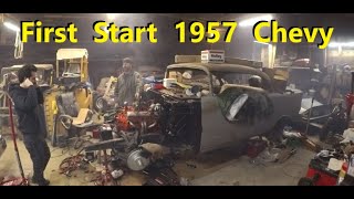 First startup on my 57 chevy