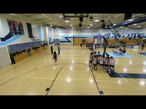 Beckman HS Vs University HS - JV Boys Volleyball - Pacific Coast League - Game 7 - 2023-04-10 ...