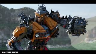 Transformers Rise Of The Beasts - Optimus and Primal VS Battletrap