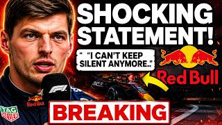 Verstappen DROPS BOMBSHELL On Red Bull In SHOCKING STATEMENT! Is HUGE!