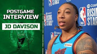 JD Davison Was Thinking About Playing vs Tatum + Brown | Rising Stars Post Game