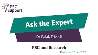 Ask the Expert: Dr Palak Trivedi PSC and Research (PSC Support)