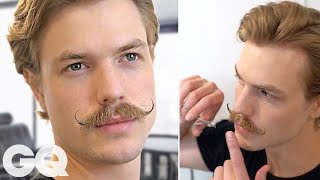 How to Trim & Style a Handlebar Mustache