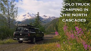 Solo Truck Camping In The North Cascades | Amazing Aerial Shots!