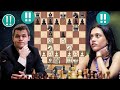 Best Wonderful Chess Game :32 By Magnus Carlsen vs Divya Deshmukh