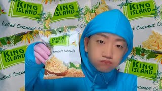 킹아일랜드 코코넛칩 KING ISLAND ROASTED COCONUT CHIPS MUKBANG EATING SHOW ASMR