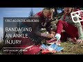 Bandaging for a sprain or torn ligament in the mountains – Tutorial (39/43) | LAB ROCK