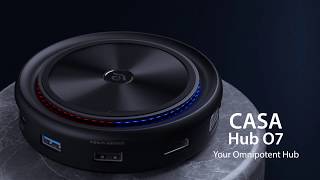 CASA Hub O7 | USB-C Multi-Function Hub with wireless charger