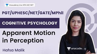 Apparent Motion in Perception | Cognitive Psychology | PGT/UPHESC/NET/GATE/MPhil | Hafsa Malik