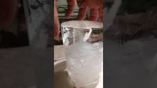 3 sided tensor copper pyramid energy test in frozen water 2